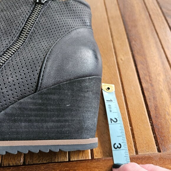 Soul Naturalizer Wedge Zip Up Ankle Bootie Style Hailey 2 - Picture 8 of 9